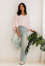 Draped Sleeve Top