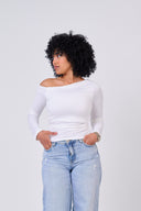 Soft Touch One Shoulder Top
