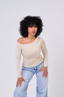 Soft Touch One Shoulder Top