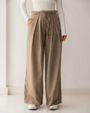 Linen Wide-Leg Pants