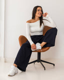Linen Wide-Leg Pants