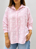 Embroidered Linen Shirt