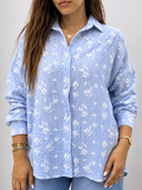 Embroidered Linen Shirt