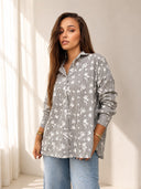 Embroidered Linen Shirt