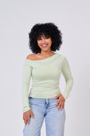 Soft Touch One Shoulder Top