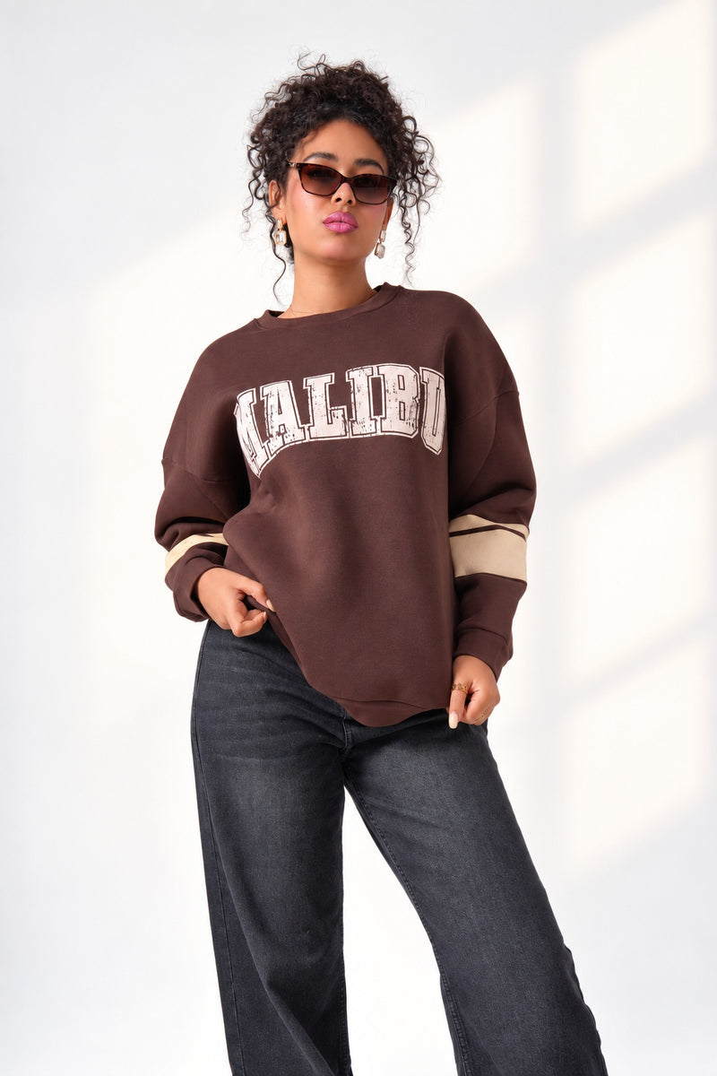 Malibu Printed Sweatshirt