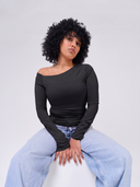 Soft Touch One Shoulder Top